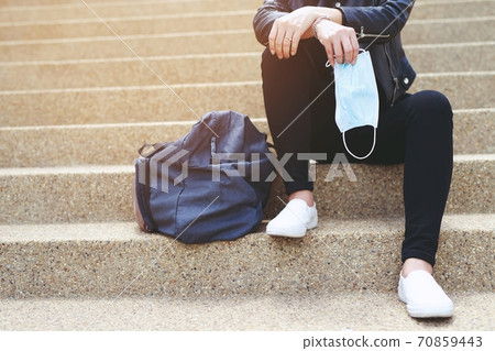 Women stressed out of work because of COVID 19 70859443