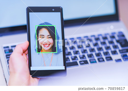 人臉認證安全性eKYC DX [認證數字化圖像] 70859817