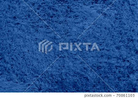 Abstract background with colored short nap. Smooth empty surface of blue color. Blank for advertising textiles Abstract background with colored short nap. Smooth empty surface of blue color. Blank for advertising textiles 70861103