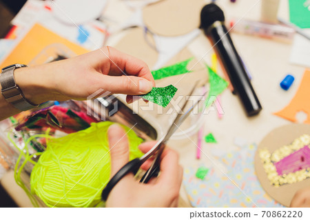 Master class to create a flower from paper.Children's creativity.Favorite hobby for children.Materials and tools. Master class to create a flower from paper.Children's creativity.Favorite hobby for children.Materials and tools. 70862220