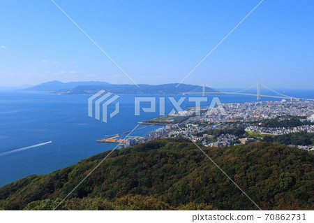 View of Akashi Strait from Mt. View of Akashi Strait from Mt. 70862731