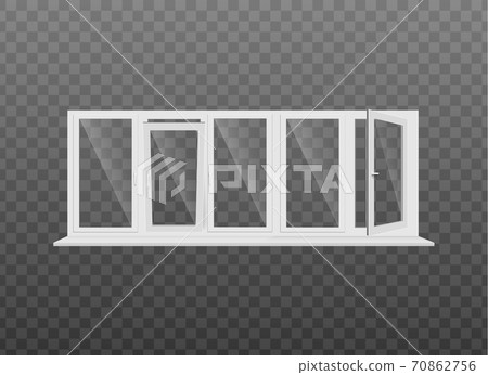 Template of window horizontal frame realistic vector illustration isolated. Template of window horizontal frame realistic vector illustration isolated. 70862756
