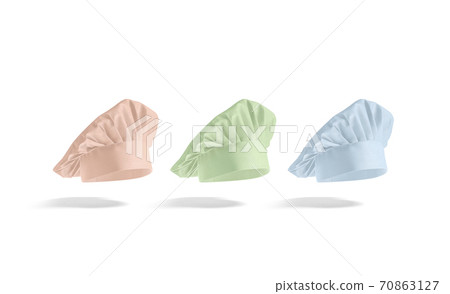 Download Blank Colored Toque Chef Hat Mockup Side View Stock Illustration 70863127 Pixta