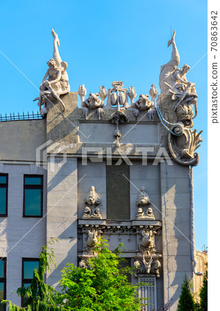 House with Chimaeras or Horodecki House in Kiev, Ukraine House with Chimaeras or Horodecki House in Kiev, Ukraine 70863642