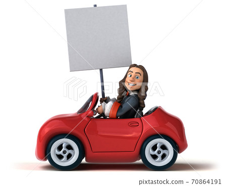 3D Illustration of a cartoon man in historical baroque costume 3D Illustration of a cartoon man in historical baroque costume 70864191