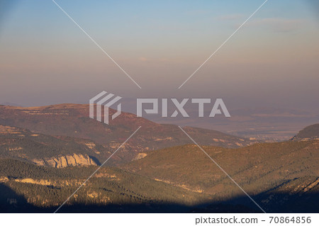 Beautiful sunrise landscape of the Cedar Breaks Beautiful sunrise landscape of the Cedar Breaks 70864856