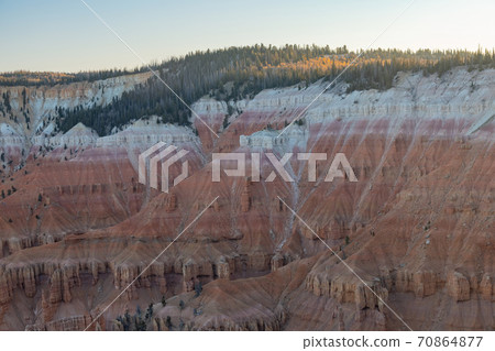 Beautiful sunrise landscape from the Point Supreme Overlook 70864877
