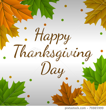 Thanksgiving day banner, poster, greeting card and invitation background. Autumn season inscription. Vector illustration. Thanksgiving day banner, poster, greeting card and invitation background. Autumn season inscription. Vector illustration. 70865999