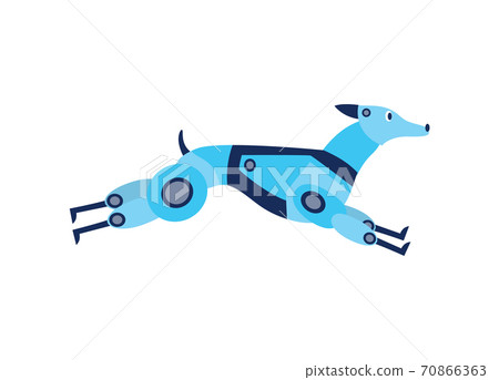 robot dog running