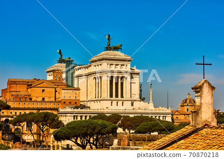 Rome skyline cityscape Lazio Italy landmark 70870218