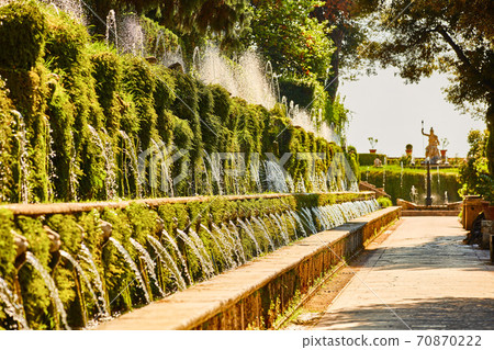Villa d'Este fountains Renaissance Tivoli Lazio Italy landmark 70870222