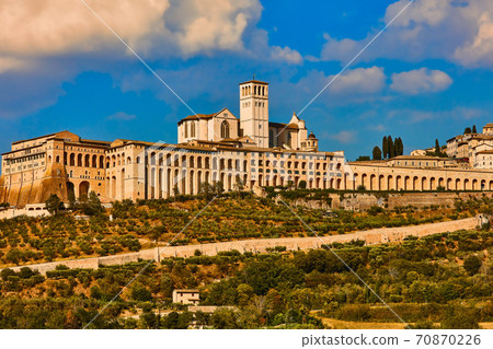 Assisi skyline cityscape Umbria landmark italy 70870226