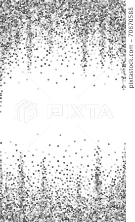 Silver glitter luxury sparkling confetti. Scattere Silver glitter luxury sparkling confetti. Scattere 70870588
