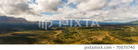 Aerial View of Yukon, Canada Aerial View of Yukon, Canada 70870740