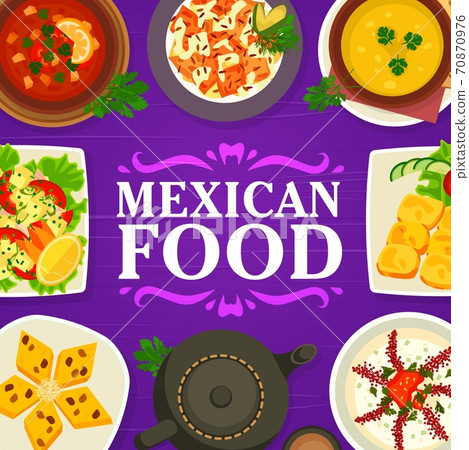 Mexican cuisine food menu, restaurant meals dishes 70870976