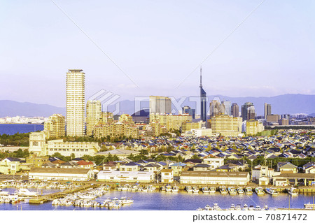 Beautiful cityscape of Fukuoka 70871472