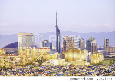 Beautiful cityscape of Fukuoka Beautiful cityscape of Fukuoka 70871473
