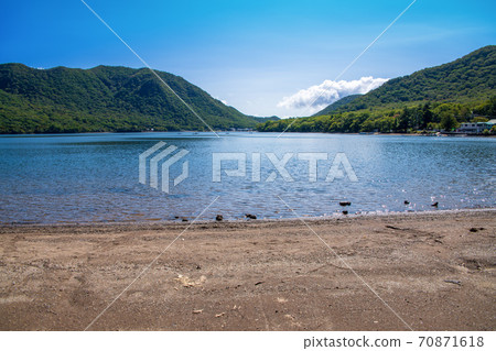 Prefectural Akagi Park Akagi Onuma Scenery from the vicinity of the campsite Early autumn scenery Prefectural Akagi Park Akagi Onuma Scenery from the vicinity of the campsite Early autumn scenery 70871618