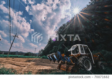 Rural landscape 70871682