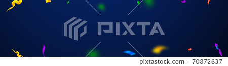 Streamers and confetti. Festive streamers tinsel a Streamers and confetti. Festive streamers tinsel a 70872837