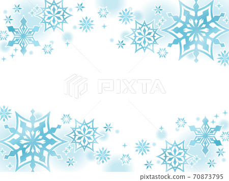Illustration frame of snow moyo 70873795