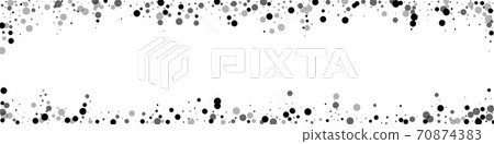 Scattered dense balck dots. Dark points dispersion 70874383