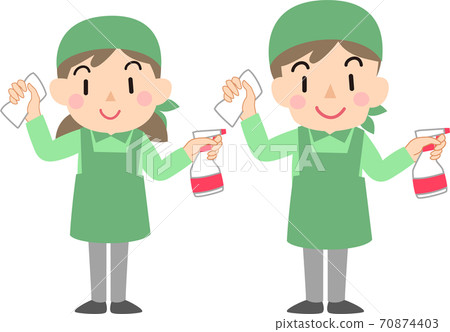 Cleaning company that wipes and cleans with spray detergent Cleaning company that wipes and cleans with spray detergent 70874403