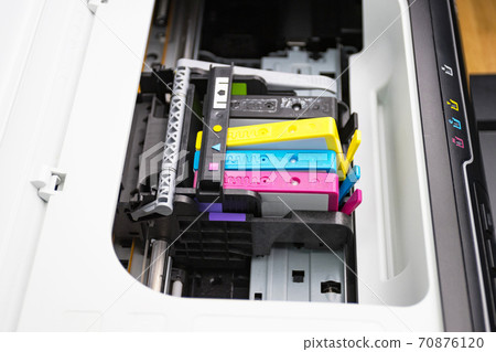 An ink cartridge or inkjet cartridge is a component of an inkjet printer that contains the ink four color An ink cartridge or inkjet cartridge is a component of an inkjet printer that contains the ink four color 70876120