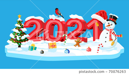 Merry Christmas and New Year holiday greeting card Merry Christmas and New Year holiday greeting card 70876263