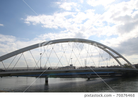 Walk the Tsurumi River on a sunny day Walk the Tsurumi River on a sunny day 70876468