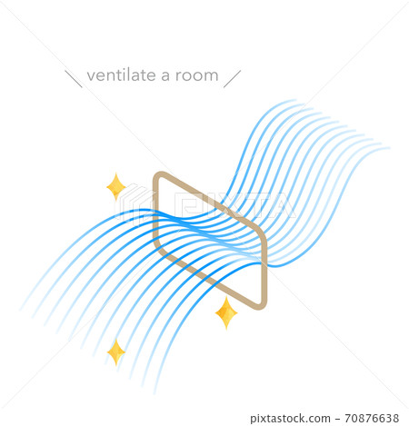 圖示窗戶通風等距,流線型藍色漸變風 圖示窗戶通風等距,流線型藍色漸變風 70876638