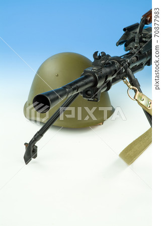 Machine Gun And Flowers Machine Gun And Flowers 70877983