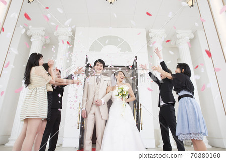 Blessed bride and groom Blessed bride and groom 70880160
