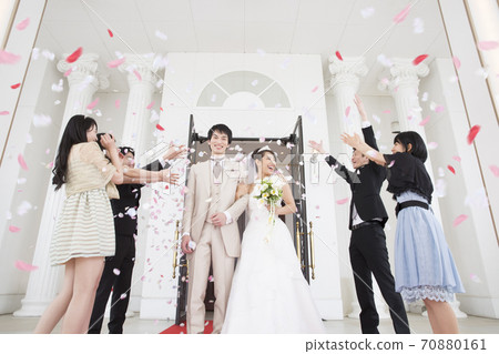 Blessed bride and groom Blessed bride and groom 70880161