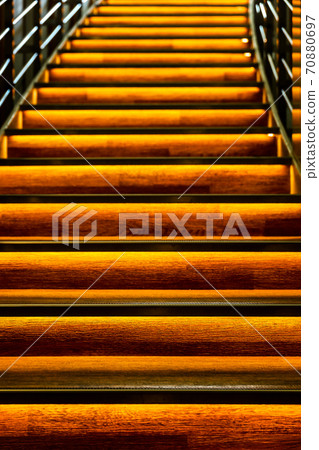 Stairs incorporating brown logs Stairs incorporating brown logs 70880697