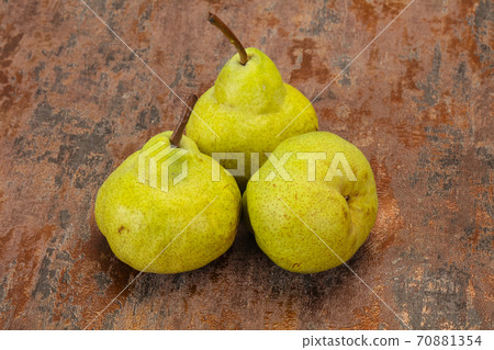 Sweet tasty Green pear heap 70881354