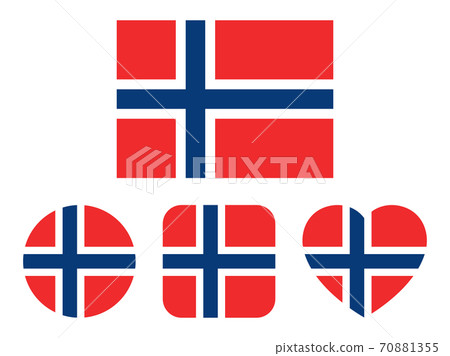 挪威國旗變化集（無邊框） 70881355