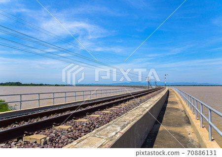 Railing, Freight Transportation, Outback, Railroad Track Railing, Freight Transportation, Outback, Railroad Track 70886131