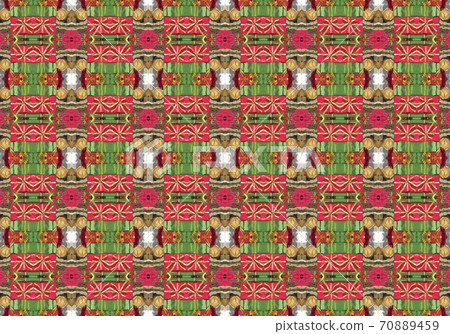 Christmas background tile red green and white color illustration Christmas background tile red green and white color illustration 70889459