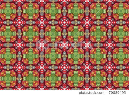 Christmas background tile red green and white color illustration Christmas background tile red green and white color illustration 70889493