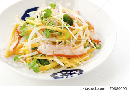 魷魚和蔬菜 70889693