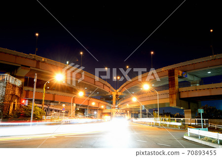 Night view of Kosuge Junction 70893455