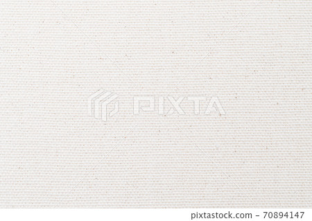 Muslin fabric woven texture pattern background in light white color 70894147