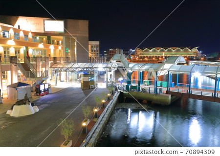 [福岡縣]博多海濱旅館的夜景 70894309