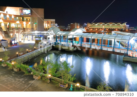 [福岡縣]博多海濱旅館的夜景 70894310