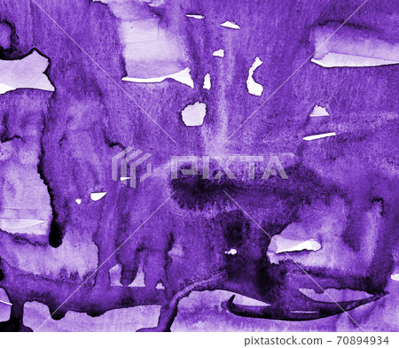Abstract lilac watercolor on paper texture as background 70894934