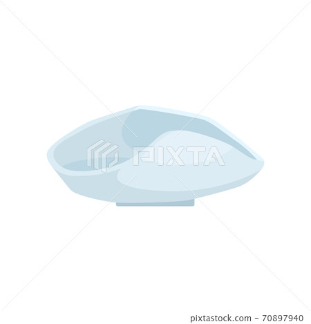Chahe for chinese tea ceremony on white background. Asian traditional element isolated in style flat 70897940