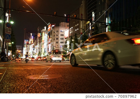 Shinjuku / Neon Street / Ome Kaido / Asphalt at night 70897962