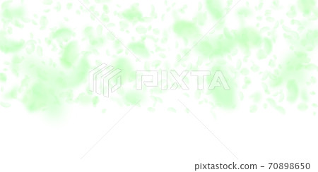 Green flower petals falling down. Worthy romantic Green flower petals falling down. Worthy romantic 70898650