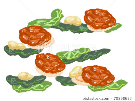 三明治，漢堡成分背景材料雞肉漢堡 70898653